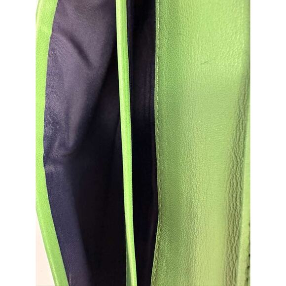 Coach Vintage Green Leather Turnlock Wallet - Picture 9 of 10